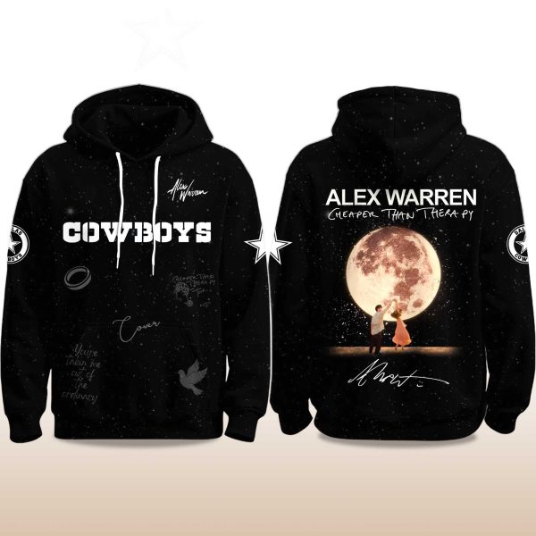 Cowboys Alex Warren Cheaper Than Therapy Global Tour 2025 Hoodie 2