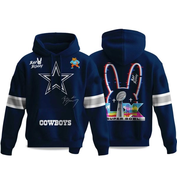 Cowboys Bad Bunny Bowl LX 2025 2026 Hoodie 1