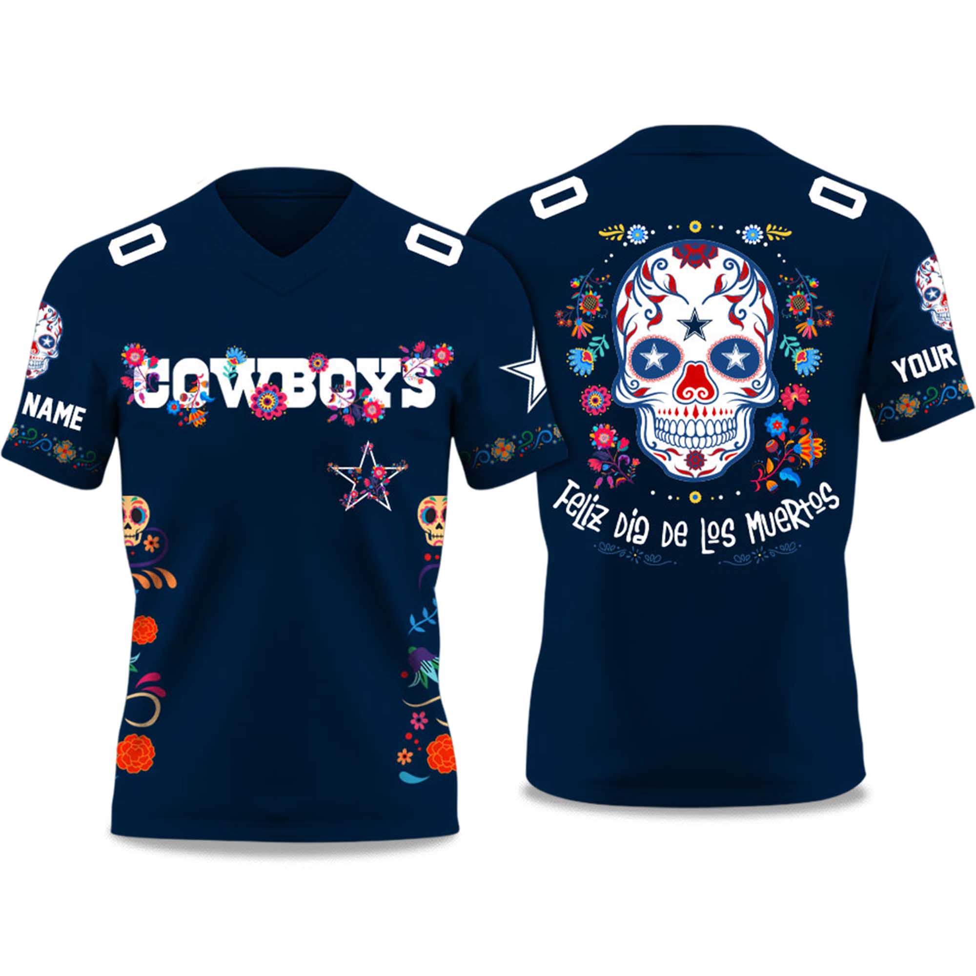 Cowboys Día de Muertos 2025 Football Jersey Cowboys Día de Muertos 2025 Football Jersey