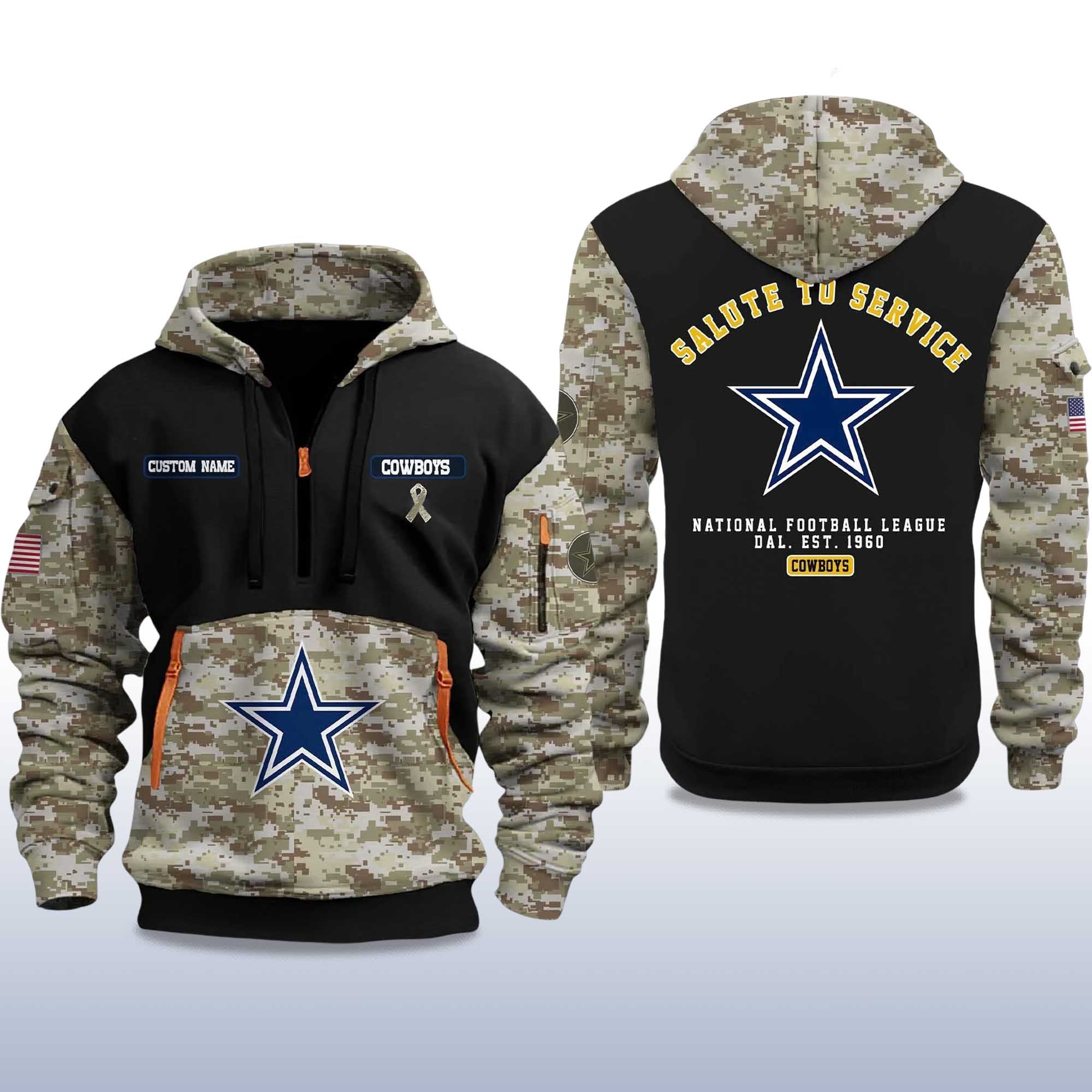 Cowboys Salute to Service 2025 Hoodie 2 Cowboys Salute to Service 2025 Hoodie