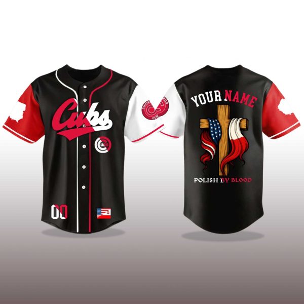 Cubs Polish Heritage Night 2025 Jersey 1