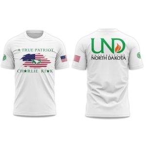 University of North Dakota A True Patriot Charlie Kirk 2025 Shirt 1