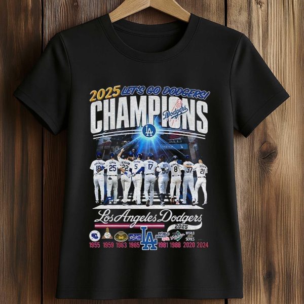 Let's Go Dodgers Champions 2025 Shirt 2