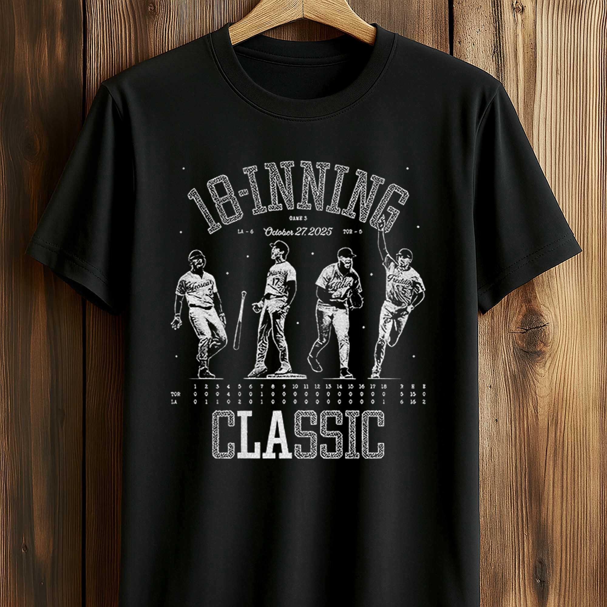 Dodgers Freddie Freeman 18 Inning Classic Shirt Dodgers Freddie Freeman 18 Inning Classic Shirt