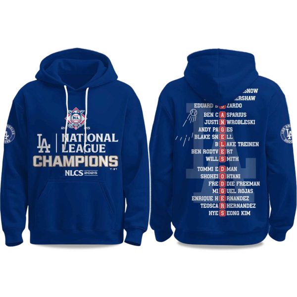 Dodgers National League Champions 2025 Hoodie (2)