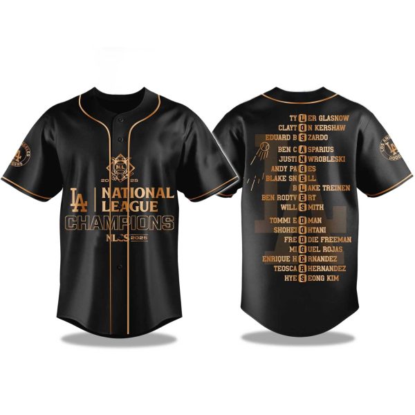 Dodgers National League Champions 2025 Jersey (1)