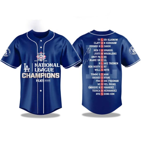 Dodgers National League Champions 2025 Jersey (4)