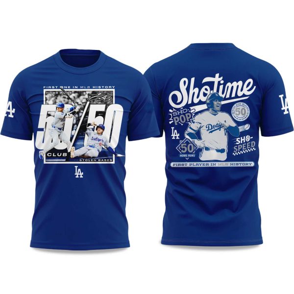 Dodgers Shohei Ohtani 5050 Club 2025 T Shirt