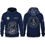 Dolphins U.S. Navy 250th Birthday Celebration Night 2025 Hoodie