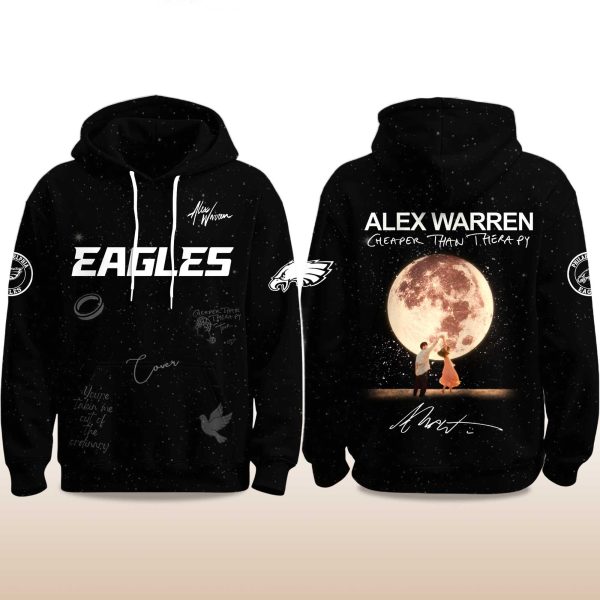 Eagles Alex Warren Cheaper Than Therapy Global Tour 2025 Hoodie 2