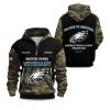 Eagles Salute To Service 2025 Quarter Zip Hoodie 1