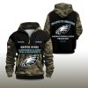 Eagles Salute To Service 2025 Quarter Zip Hoodie 2