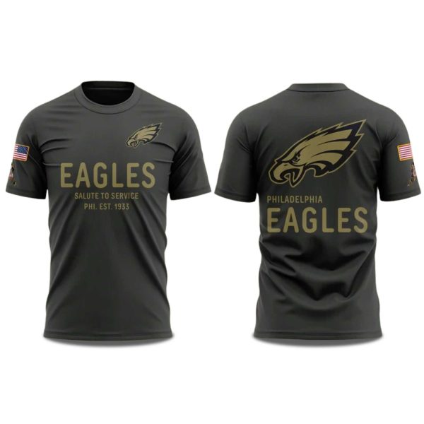 Eagles Salute to Service 2025 T Shirt 1