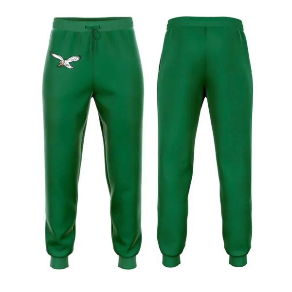 Eagles Throwback Green 2025 Quarter Zipper Hoodie