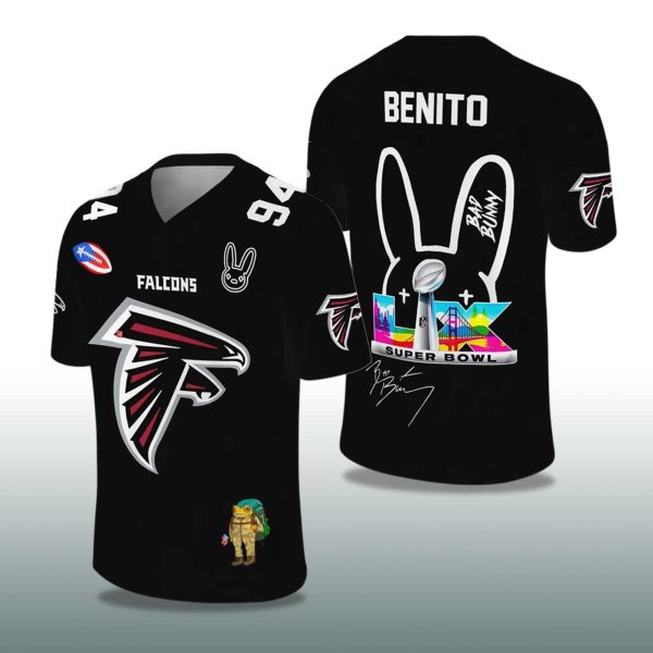 Falcons Bad Bunny Bowl LX 2025 2026 Football Jersey