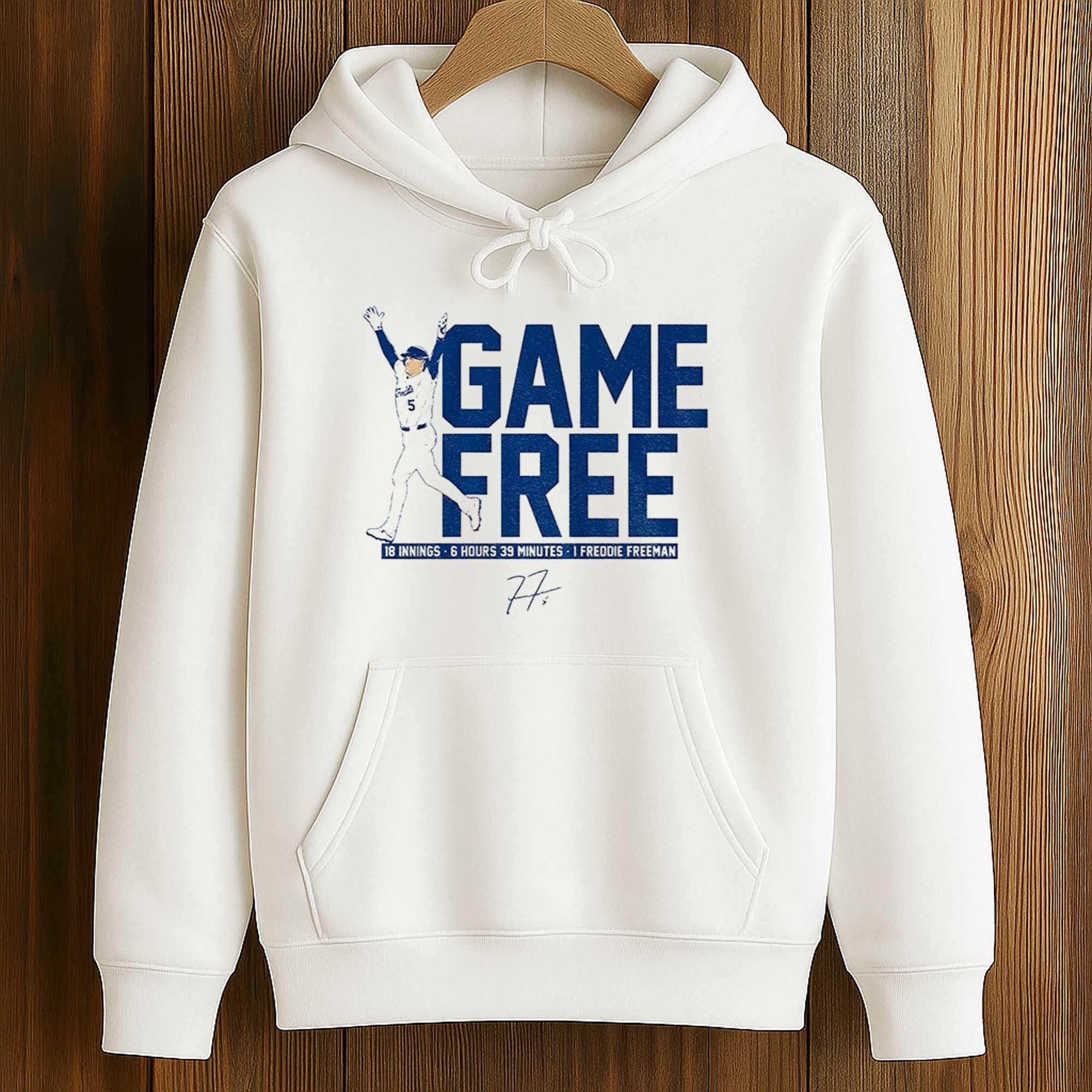 Freddie Freeman Dodgers Game Free Baseball 18 Innings Shirt 4 Freddie Freeman Dodgers Game Free Baseball 18 Innings Shirt 4