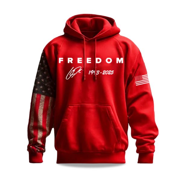 Freedom Charklie Kirk 1993 2025 America Hoodie