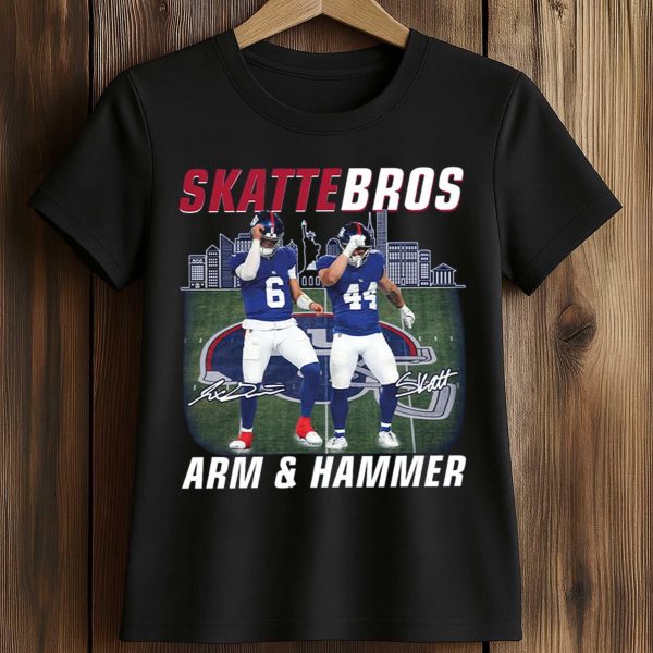 Giants Rookies Dart and Skattebo Skattebros Shirt