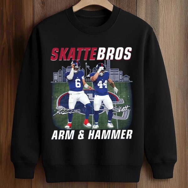 Giants Rookies Dart and Skattebo Skattebros Shirt