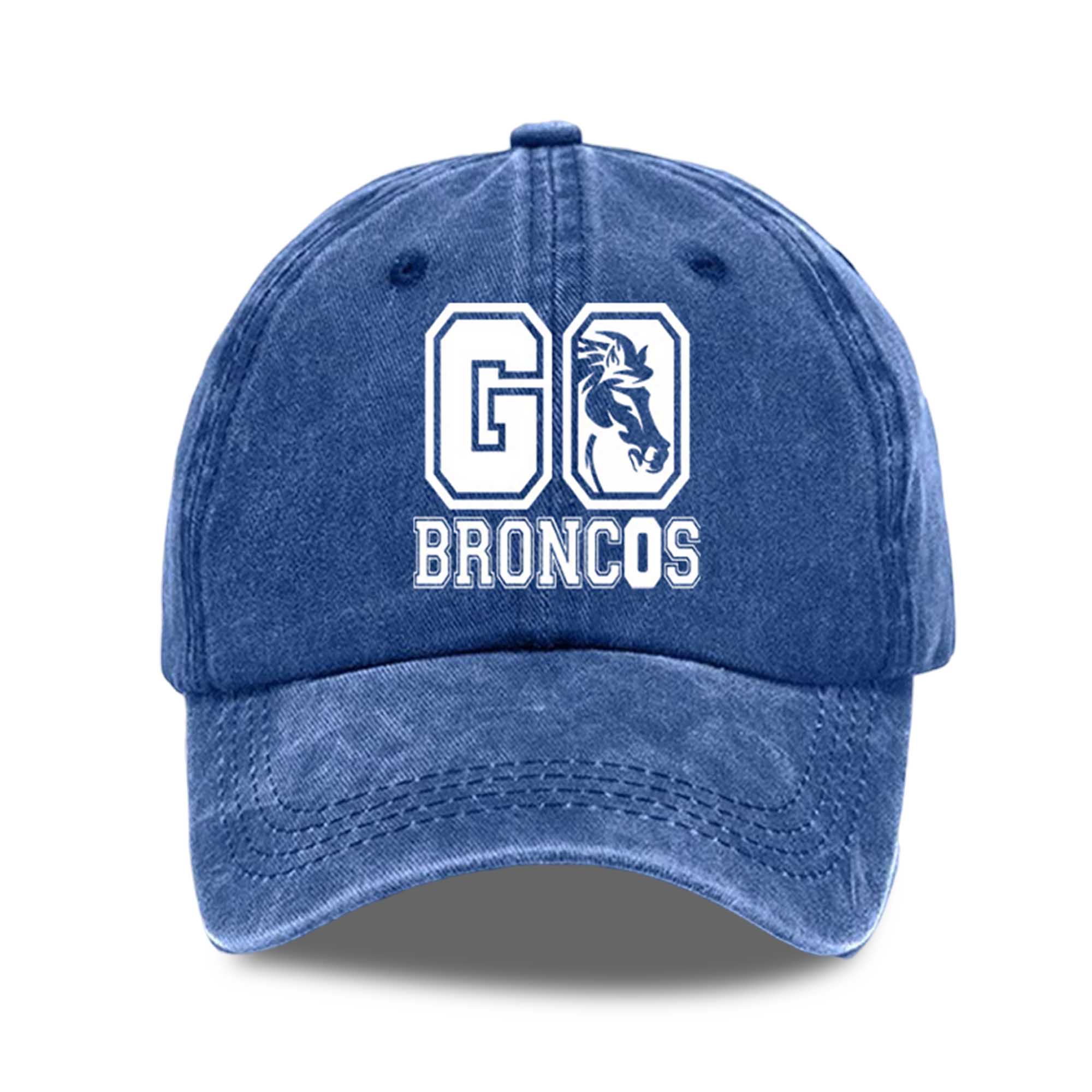 Go Broncos Football Print Hat 1 Go Broncos Football Print Hat