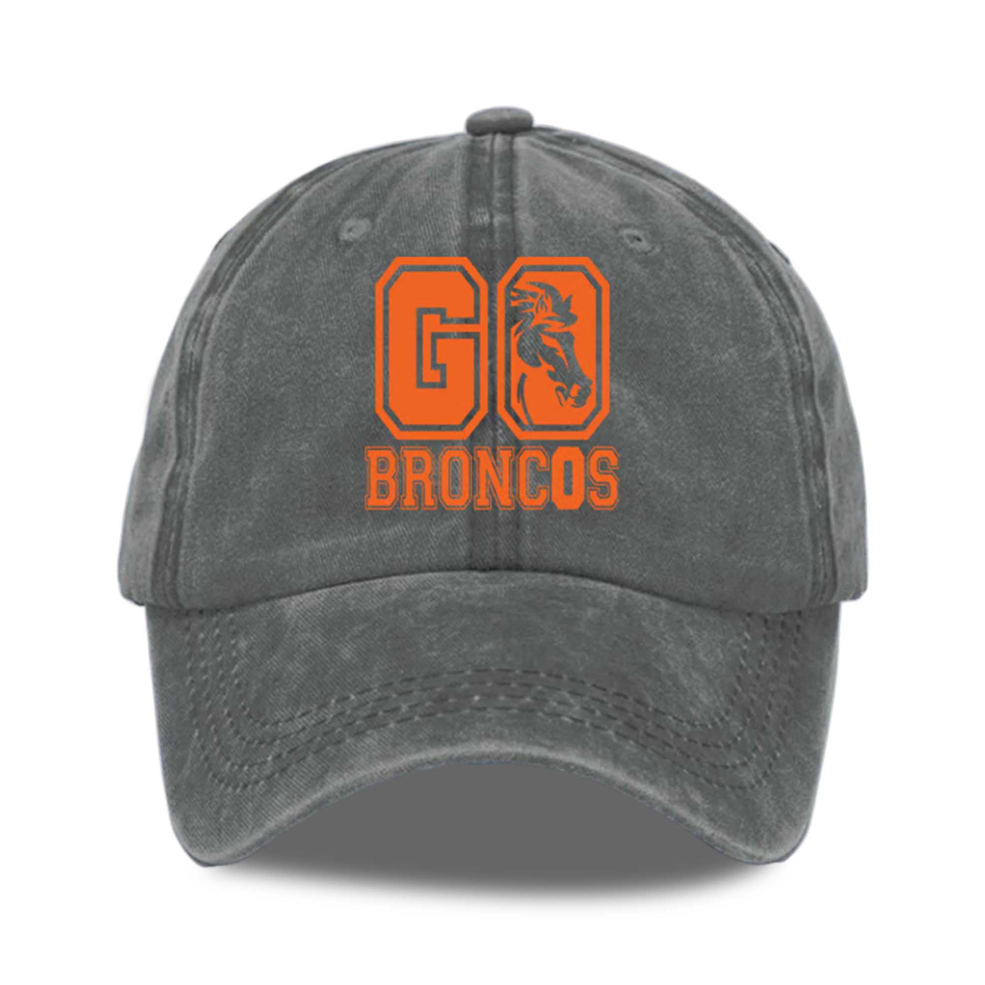 Go Broncos Football Print Hat 4 Go Broncos Football Print Hat