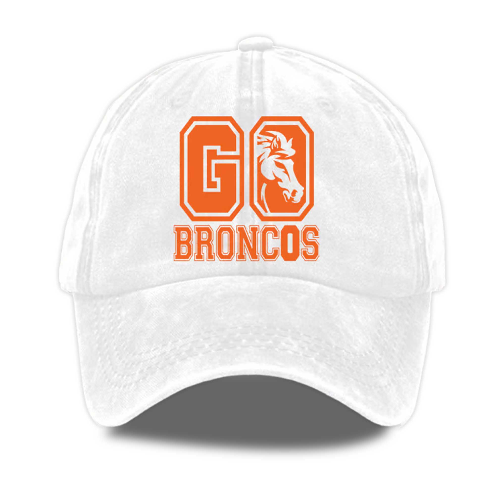 Go Broncos Football Print Hat 6 Go Broncos Football Print Hat