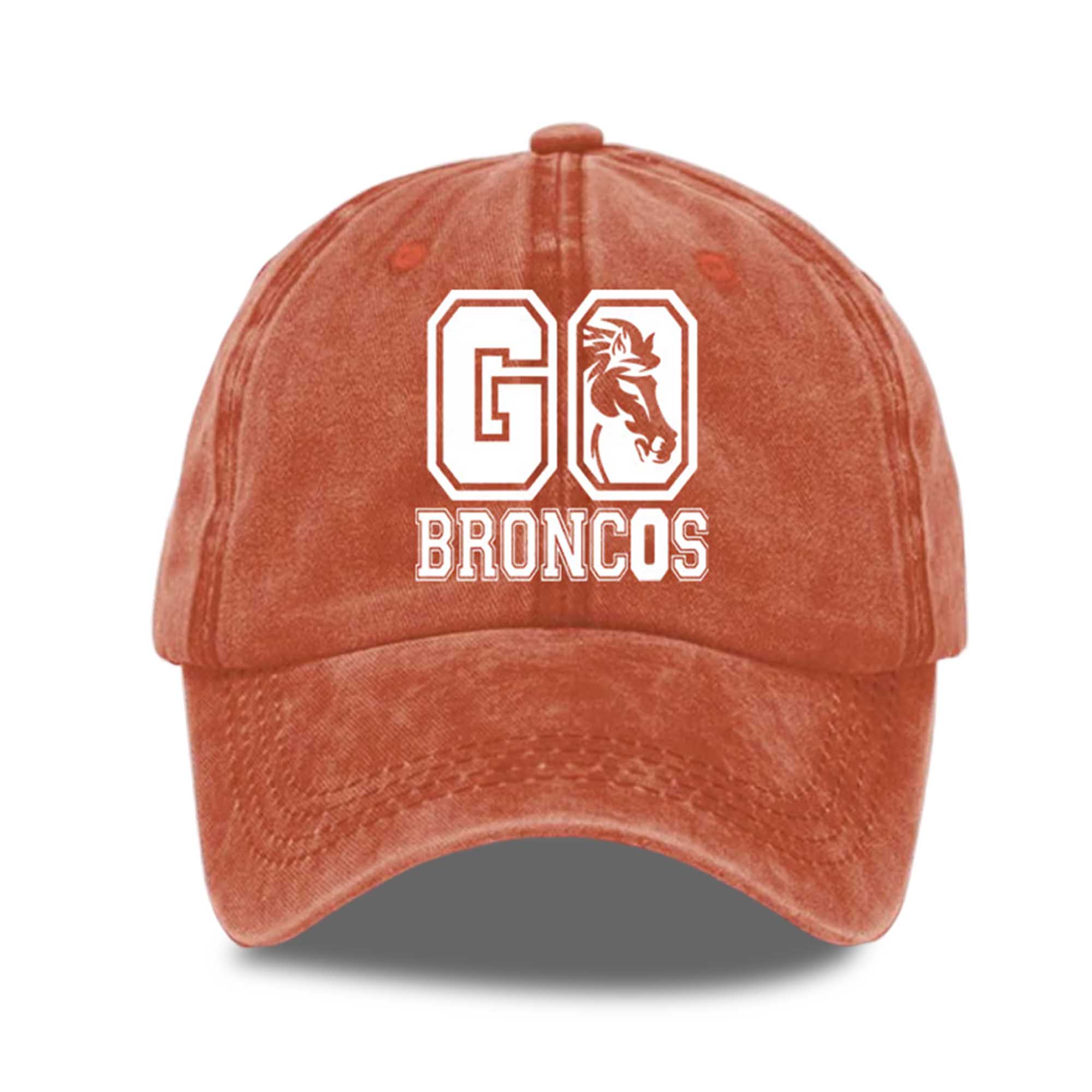 Go Broncos Football Print Hat 5 Go Broncos Football Print Hat