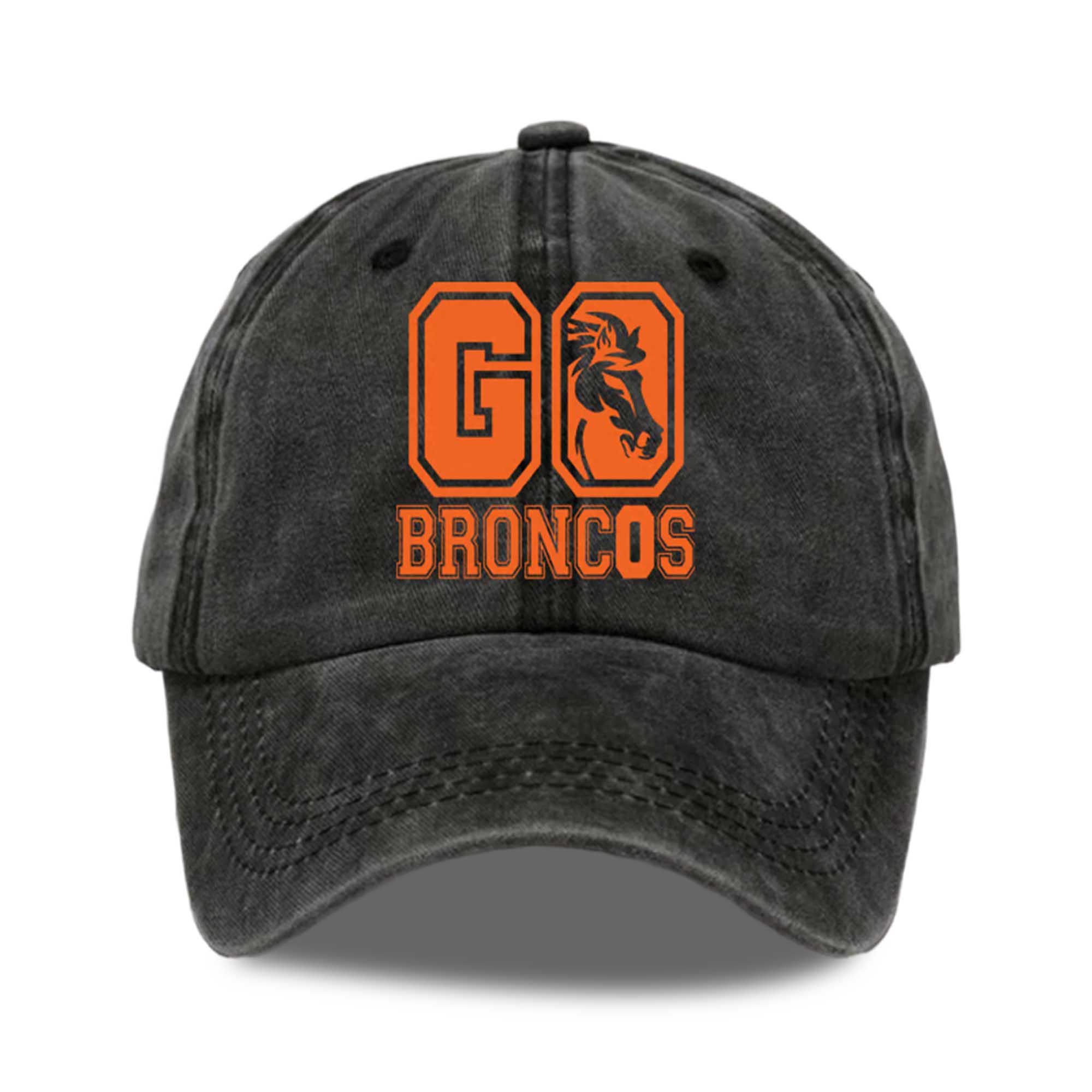 Go Broncos Football Print Hat 3 Go Broncos Football Print Hat