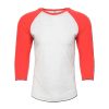 HEATHER WHITE/VT RED