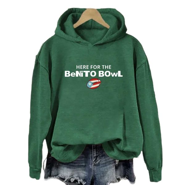 Here For The Benito Bowl Bad Bunny Hoodie
