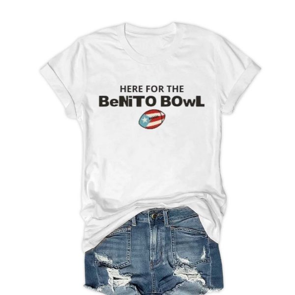 Here For The Benito Bowl Bad Bunny Shirt