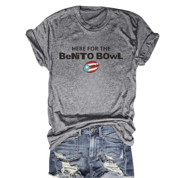 Here For The Benito Bowl Bad Bunny Shirt