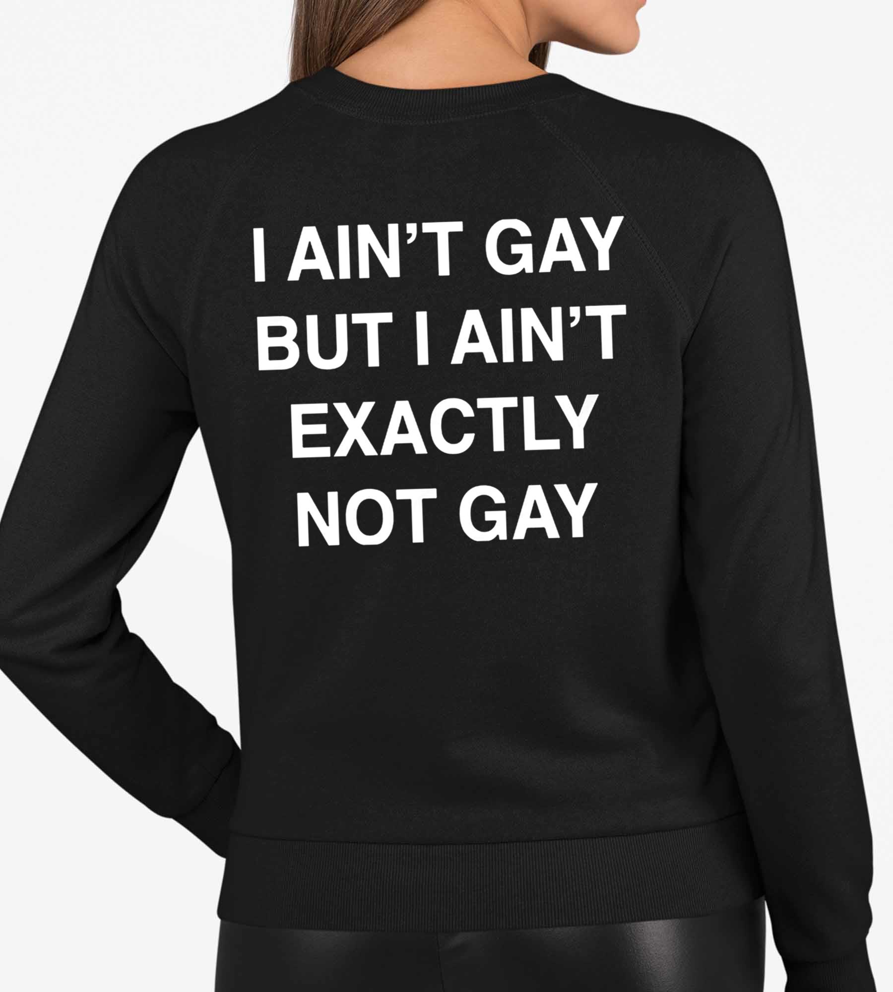 I Ain't Gay, But I Ain't Exactly Not Gay Shirt 3 I Ain't Gay, But I Ain't Exactly Not Gay Shirt