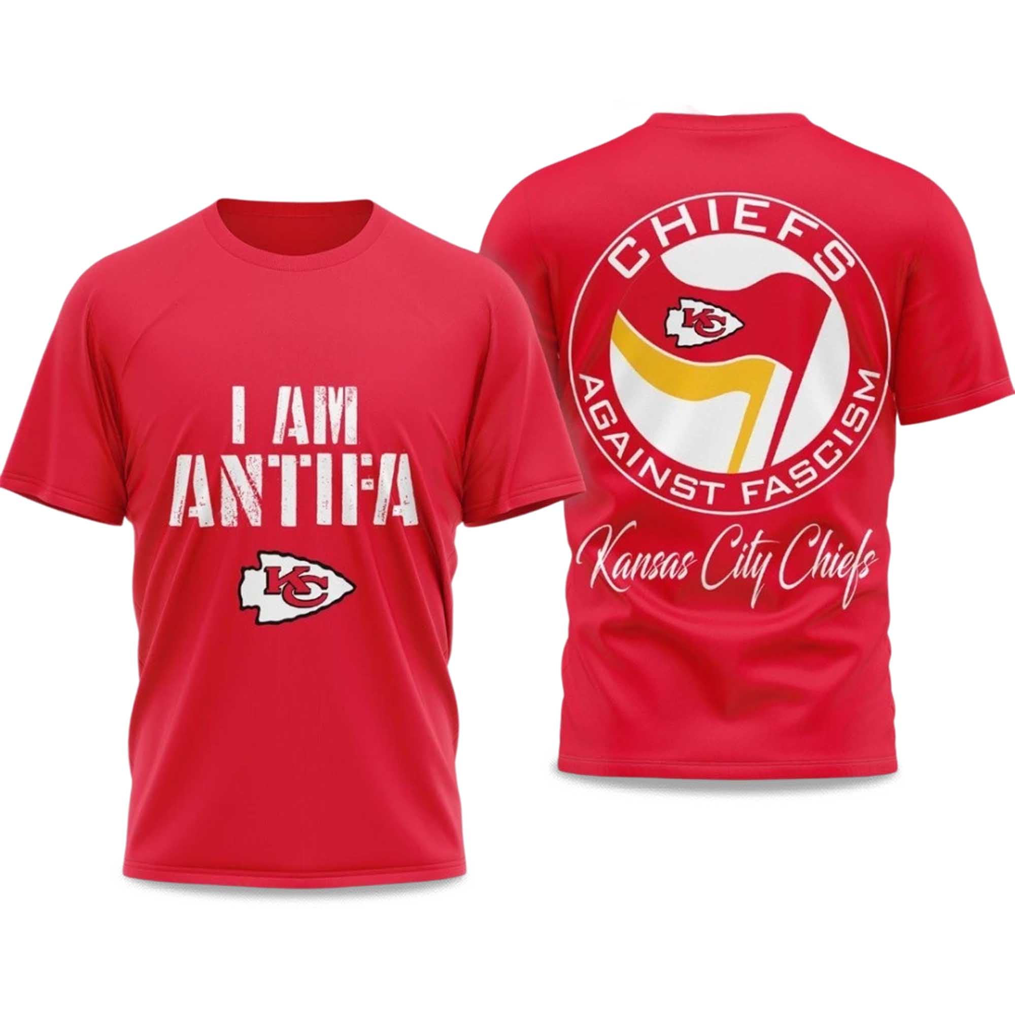 I Am Antifa Chiefs Against Fascism Shirt I Am Antifa Chiefs Against Fascism Shirt