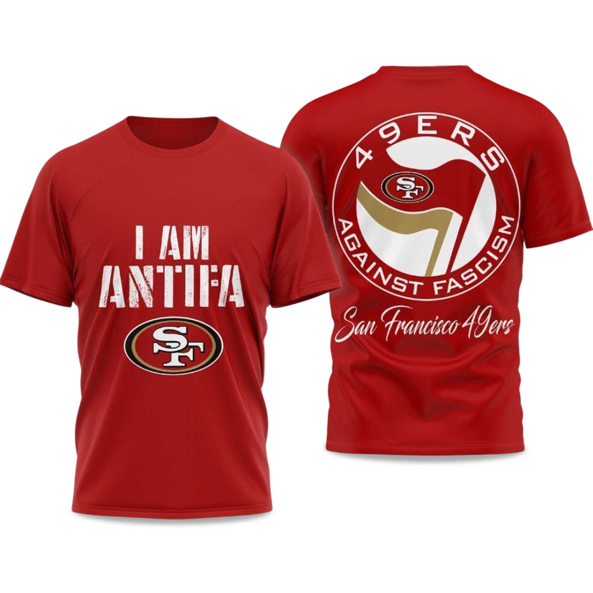 I Am Antifa 49ers Against Fascism Shirt 1 I Am Antifa 49ers Against Fascism Shirt 1