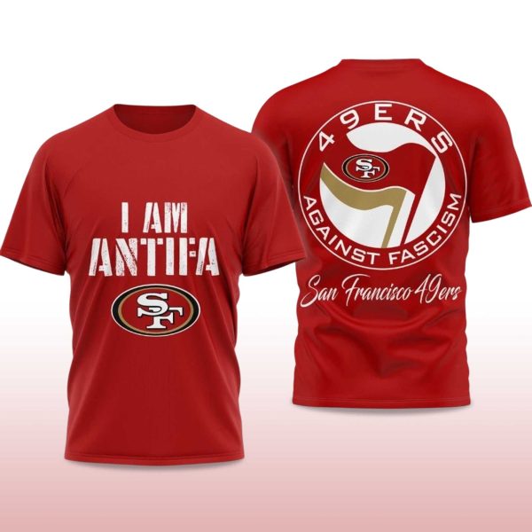 I Am Antifa 49ers Against Fascism Shirt 2