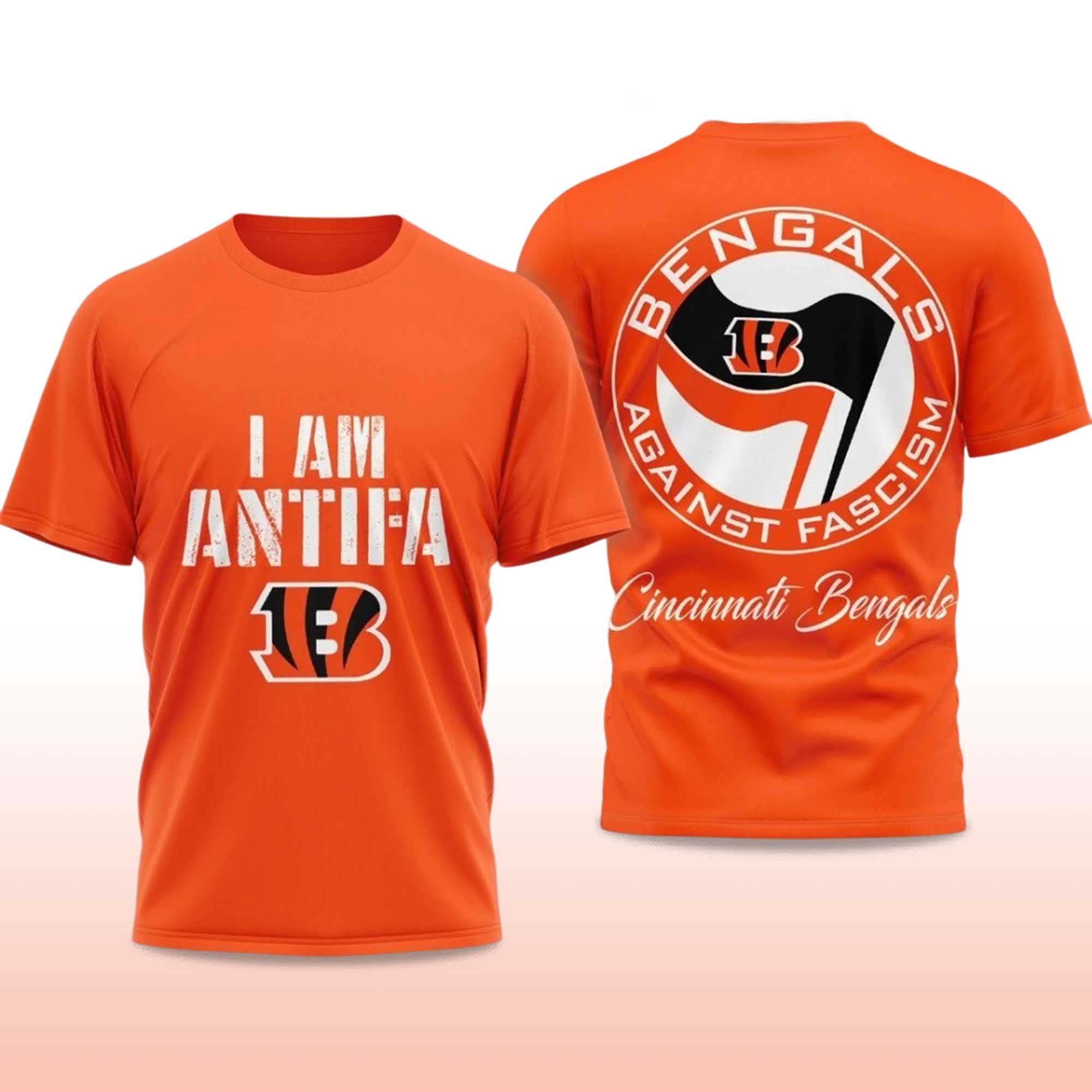 I Am Antifa Bengals Against Fascism Shirt 2 I Am Antifa Bengals Against Fascism Shirt 2