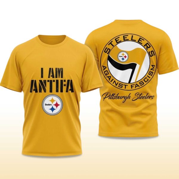 I Am Antifa Steelers Against Fascism Shirt 2