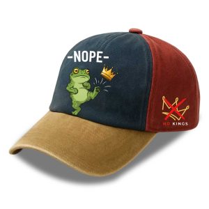 Resist Portland Frog Nope No Kings Baseball Cap 1