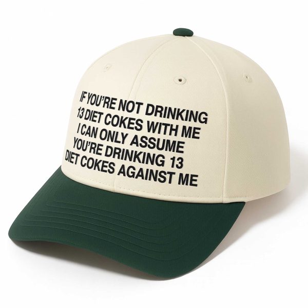 If You're Not Drinking 13 Diet Cokes With Me I Can Only Assume You're Drinking 13 Diet Cokes Against Me Hat (2)