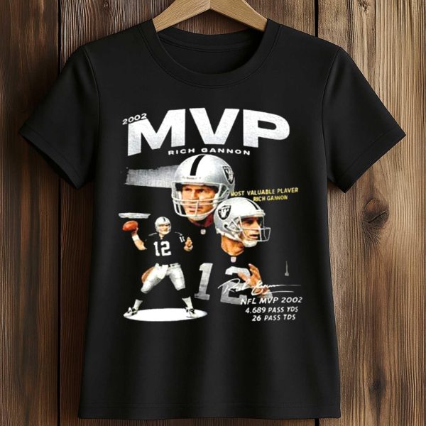 Jackson Powers Johnson wearsRich Gannon MVP 2002 Shirt