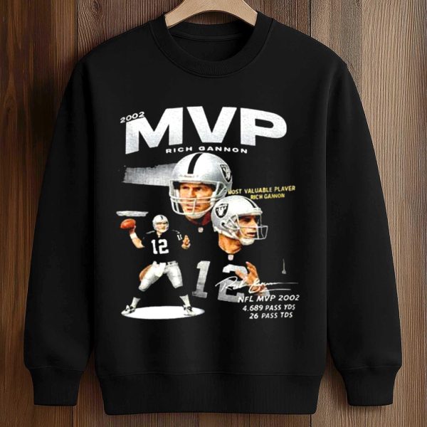 Jackson Powers Johnson wearsRich Gannon MVP 2002 Shirt