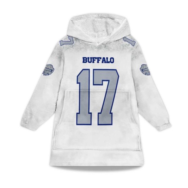Josh Allen Bills Rivalries Cold Front Unisex Blanket Hoodie