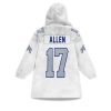 Josh Allen Bills Rivalries Cold Front Unisex Blanket Hoodie