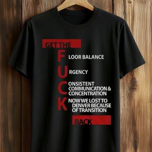 Get The Floor Balance Urgency Consistent Communications Concentration Shirt 1