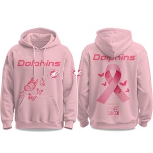 2025 Dolphins Breast Cancer Awareness Month Hoodie 1