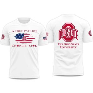 The Ohio State University A True Patriot Charlie Kirk 2025 Shirt (1)