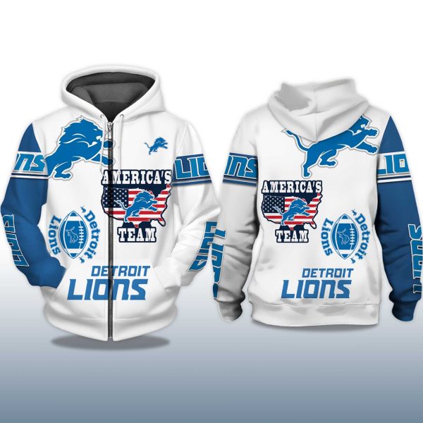 Lions Americas Team Zip Hoodie 2