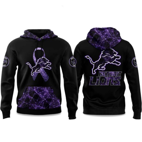 Lions Domestic Violence Awareness Month 2025 Hoodie 1