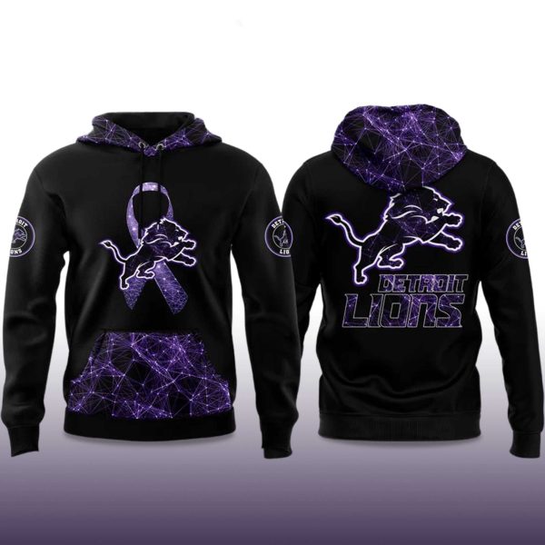 Lions Domestic Violence Awareness Month 2025 Hoodie 2